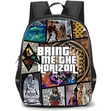Pop Star Bring Me The Horizon Backpack StudentPack - Collage Word Art