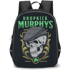 Dropkick Murphys Backpack StudentPack - Dropkick Murphys Iconic Skull Art On Dark Background