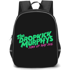 Dropkick Murphys Backpack StudentPack - Dropkick Murphys Turn UP That Dial Dark Background Poster