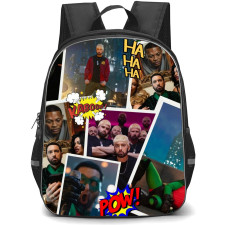Eminem Backpack StudentPack - Eminem Houdini Comic Text Collage