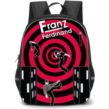 Pop Star Franz Ferdinand Backpack StudentPack - Band Swirl Background Series Poster