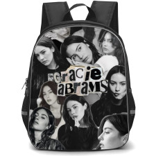 Gracie Abrams Backpack StudentPack - Gracie Abrams Grayscale Portrait Collage Poster