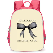Gracie Abrams Backpack StudentPack - Gracie Abrams The Secret Of Us Vintage Hair Bow On Beige Background