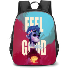 Gorillaz Backpack StudentPack - Gorillaz 2D Feel Good Art Poster