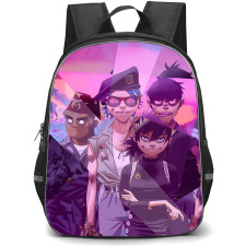 Gorillaz Backpack StudentPack - Gorillaz Anime Art Poster