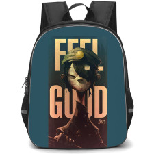Gorillaz Backpack StudentPack - Gorillaz Feel Good Fan Art Poster