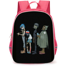 Gorillaz Backpack StudentPack - Gorillaz Members Standing Portrait On Black Background