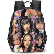 New Jeans Hanni Backpack StudentPack - Hanni Expressions Collage