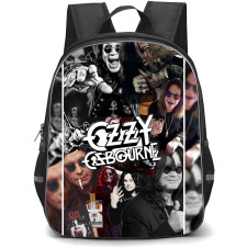 Pop Star Ozzy Osbourne Backpack StudentPack - Collage Poster