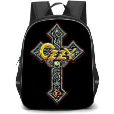 Pop Star Ozzy Osbourne Backpack StudentPack - Hueforge RIP Poster