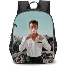 Pop Star Tom Holland Backpack StudentPack - Tom Holland Blowing Bubblegum