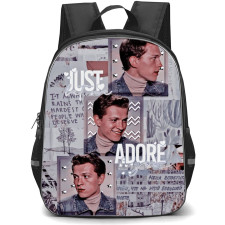 Pop Star Tom Holland Backpack StudentPack - Tom Holland Collage Just Adore