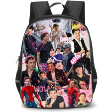Pop Star Tom Holland Backpack StudentPack - Tom Holland Collage Pink Flowers