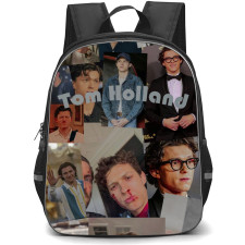 Pop Star Tom Holland Backpack StudentPack - Tom Holland Expressions Collage