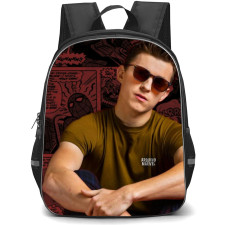 Pop Star Tom Holland Backpack StudentPack - Tom Holland Pose Comic Background