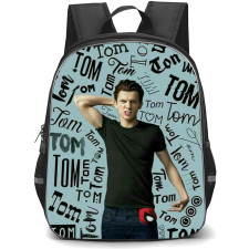 Pop Star Tom Holland Backpack StudentPack - Tom Holland Pose Words Art Background