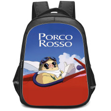 Porco Rosso Backpack StudentPack - Porco Rosso 1992 Official Poster