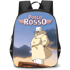 Porco Rosso Marco Pagot Backpack StudentPack - Marco Pagot Standing Poster