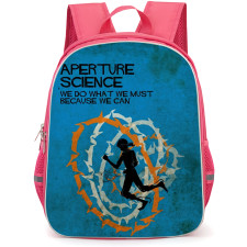 Portal Backpack School Bag StudentPack - Portal Because We Can Quote Series Poster