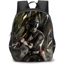 Mighty Morphin Power Rangers Black Ranger Backpack StudentPack - Black Ranger Character Art