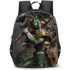 Mighty Morphin Power Rangers Green Ranger Backpack StudentPack - Green Ranger Character Art