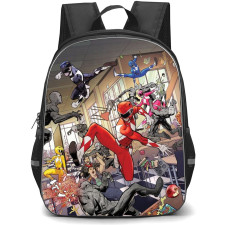Mighty Morphin Power Rangers Backpack StudentPack - Power Rangers Characters School Fight