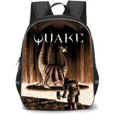 Quake Backpack School Bag StudentPack - Quake Shub Niggurat Final Boss Poster