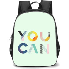 Quotes Backpack StudentPack - Quotes You Can Lime Green Background