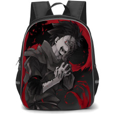 Re Zero - Starting Life in Another World Natsuki Subaru Backpack StudentPack - Natsuki Subaru Sitting Grayscale And Red Anime Art