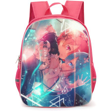 Re Zero - Starting Life in Another World Backpack StudentPack - Ram And Rem Anime Art Poster