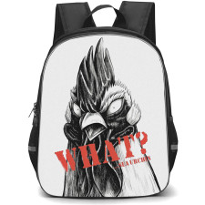 Rooster Fighter Keiji Backpack School Bag StudentPack - Keiji What Manga Art Poster