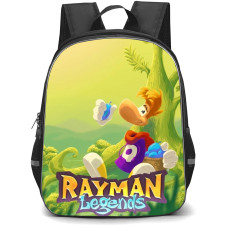 Rayman Backpack School Bag StudentPack - Rayman Blue Plum Game Cover Art