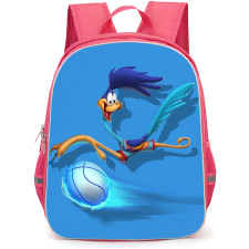 Road Runner Backpack School Bag StudentPack - Ball Running Smile Portrait