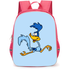 Road Runner Backpack School Bag StudentPack - Waving Run Pixel Portrait