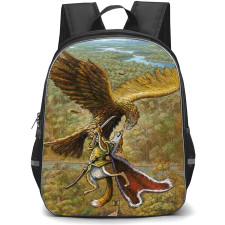 Redwall Backpack School Bag StudentPack - Redwall Argulor Vs Bane Fantasy Art Poster