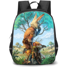 Redwall Backpack School Bag StudentPack - Redwall Basil Stag Hare Matthias Mattimeo Fantasy Art Poster