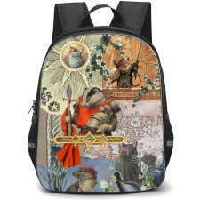 Redwall Backpack School Bag StudentPack - Redwall Characters Collage Fantasy Art Poster