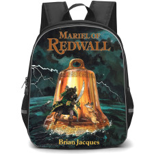 Redwall Backpack School Bag StudentPack - Redwall Mariel Gullwhacker Vs Gabool The Wild Fantasy Art Poster