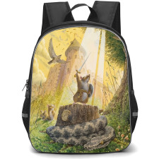 Redwall Matthias Backpack School Bag StudentPack - Matthias Sword Castle Fantasy Art Poster