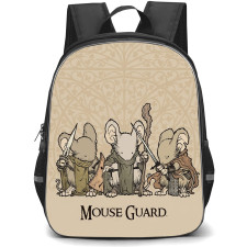 Redwall Backpack School Bag StudentPack - Redwall Mouse Guard Three Heroes Vintage Fantasy Art Poster