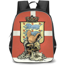 Redwall Backpack School Bag StudentPack - Redwall Mouse Guard Medieval Warrior Mouse Crest Art Poster