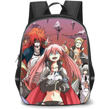 That Time I Got Reincarnated As A Slime Backpack StudentPack - Characters Crossarm Red Floating Ground Background