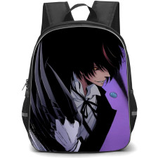 That Time I Got Reincarnated As A Slime Diablo Backpack StudentPack - Diablo Claw Swing Purple and Black Background