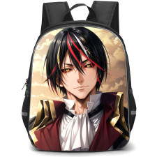 That Time I Got Reincarnated As A Slime Diablo Backpack StudentPack - Diablo Portrait Yellow Clouds Background