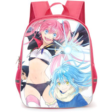 That Time I Got Reincarnated As A Slime Backpack StudentPack - Milim Nava & Rimuru Tempest Energy Sphere Watercolor Art