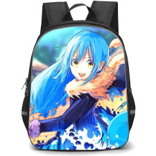 That Time I Got Reincarnated As A Slime Rimuru Tempest Backpack StudentPack - Rimuru Tempest Blue Splash Watercolor Painting Art