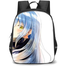 That Time I Got Reincarnated As A Slime Rimuru Tempest Backpack StudentPack - Rimuru Tempest Look Back White Background