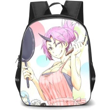 That Time I Got Reincarnated As A Slime Shion Backpack StudentPack - Shion Holding Pan and Knife Vintage Art