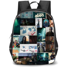 Resident Alien Harry Vanderspeigle Backpack School Bag StudentPack - Harry Vanderspeigle Different Scene Collage