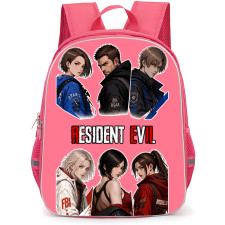 Resident Evil Backpack School Bag StudentPack - Resident Evil Back Fierce Characters Portrait Sticker